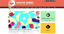 Desktop Screenshot of creativedundee.com